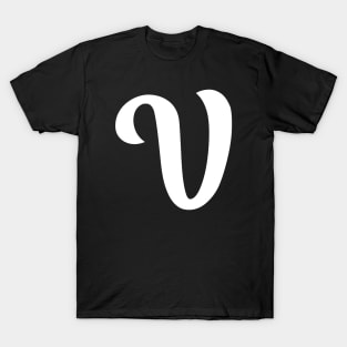 Letter V T-Shirt